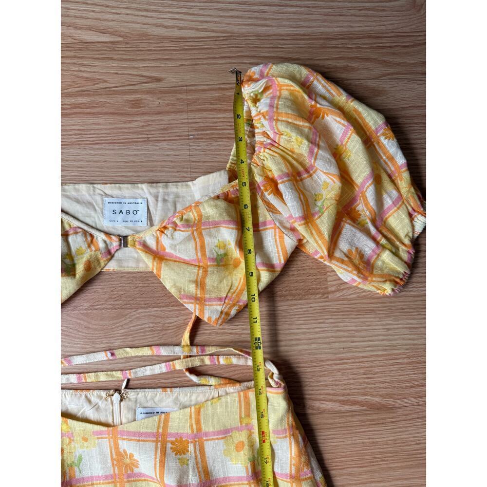 SABO Myah Midi Skirt and Top Set Sz Large MSRP $120 - Picture 8 of 10
